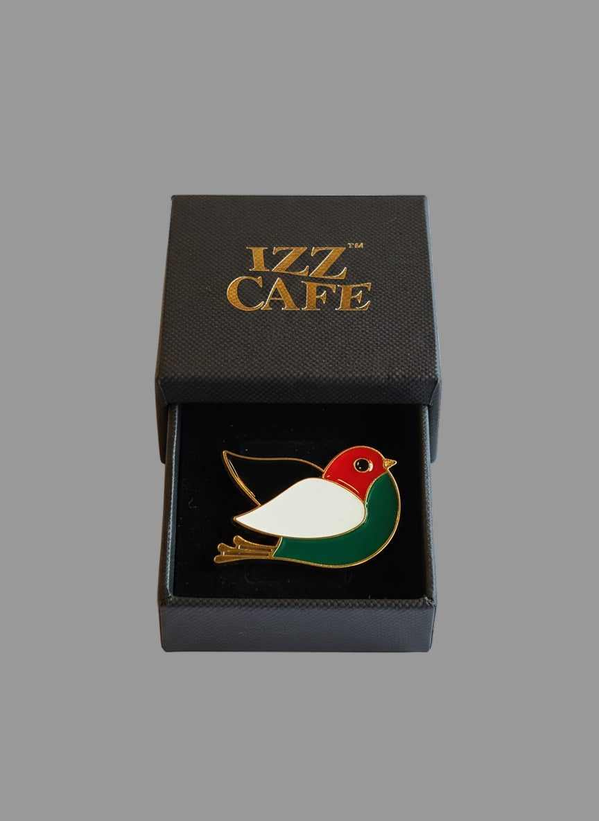 Palestine Flag Bird Enamel Pin