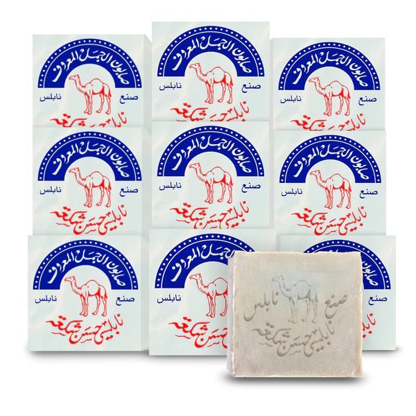 Al - Jamal Palestinian Olive Oil Soap Bar – Natural, Vegan & Handmade | 100g (3.5 oz) - Izz Cafe