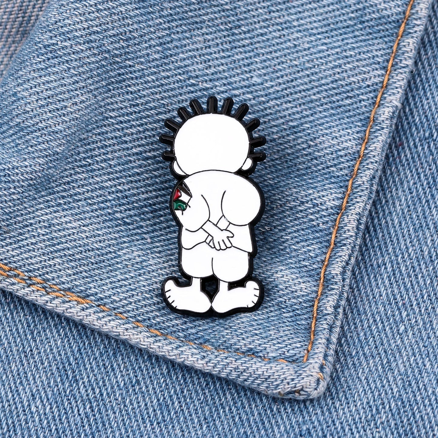 Handala pin badge - Izz Cafe