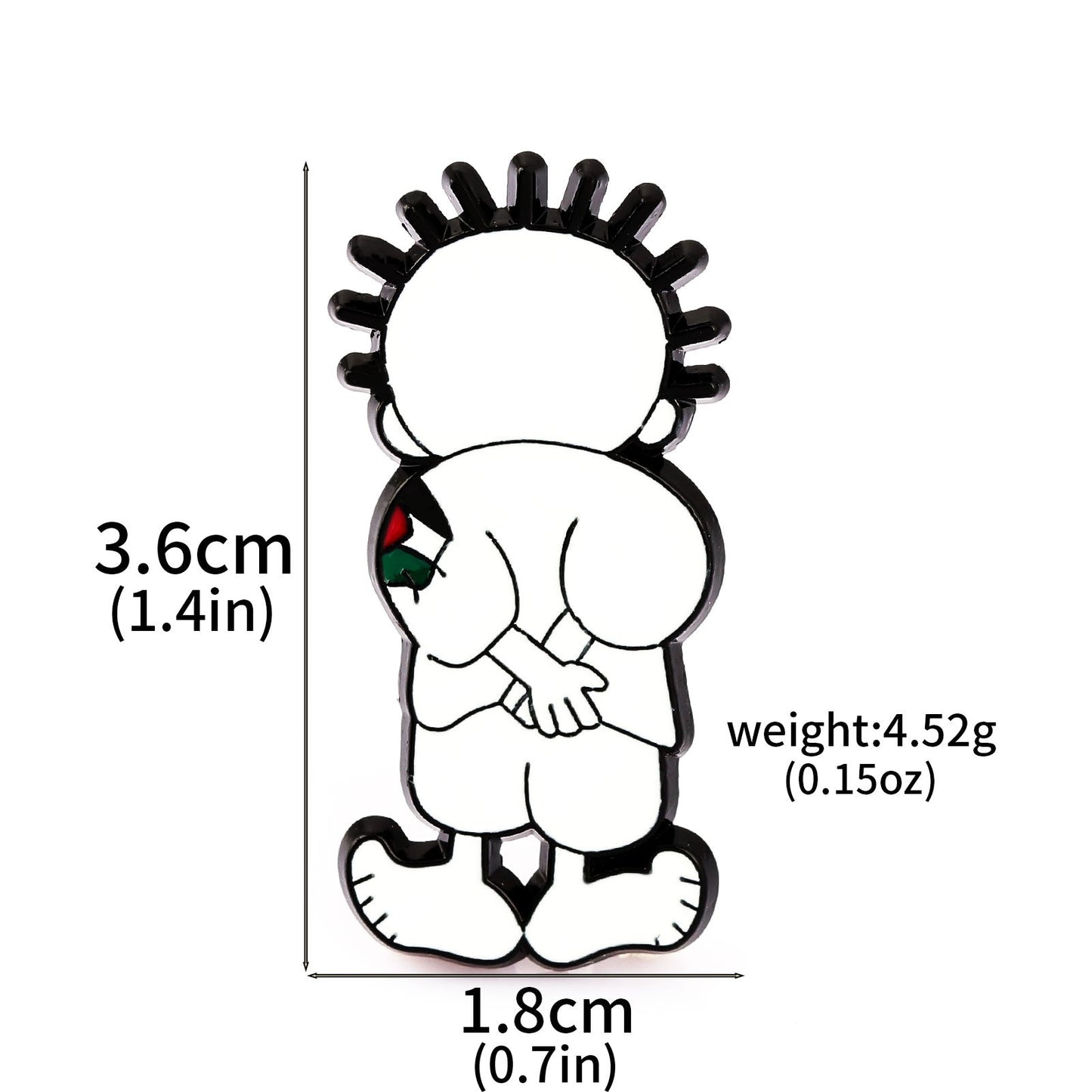 Handala pin badge - Izz Cafe