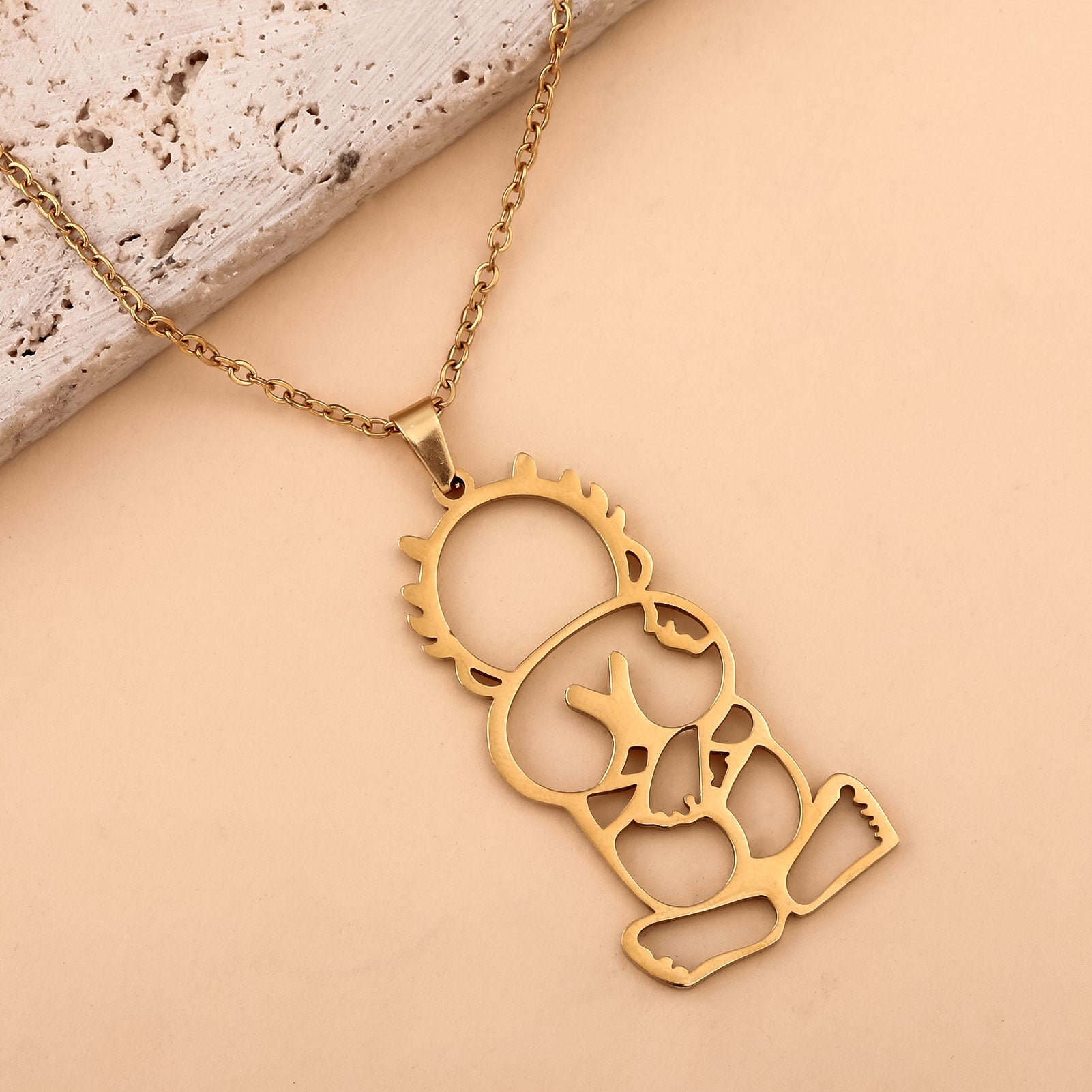 Necklace for Women and Men Handala – Izz Cafe1