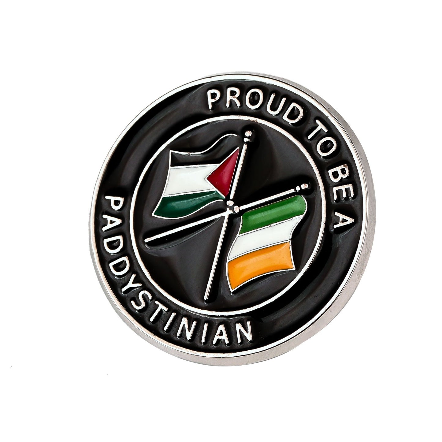 Paddystinian pin badge - Izz Cafe