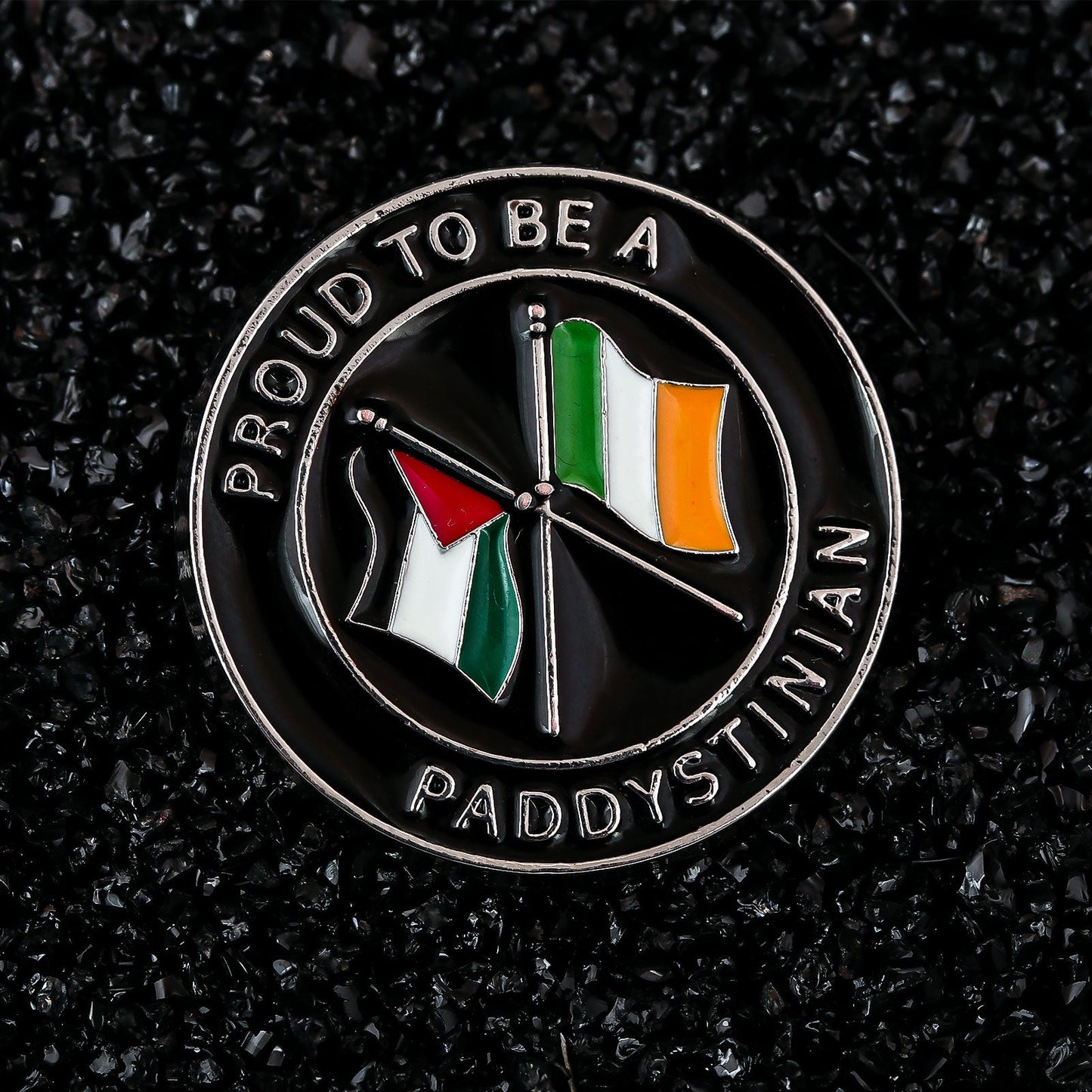 Paddystinian pin badge - Izz Cafe