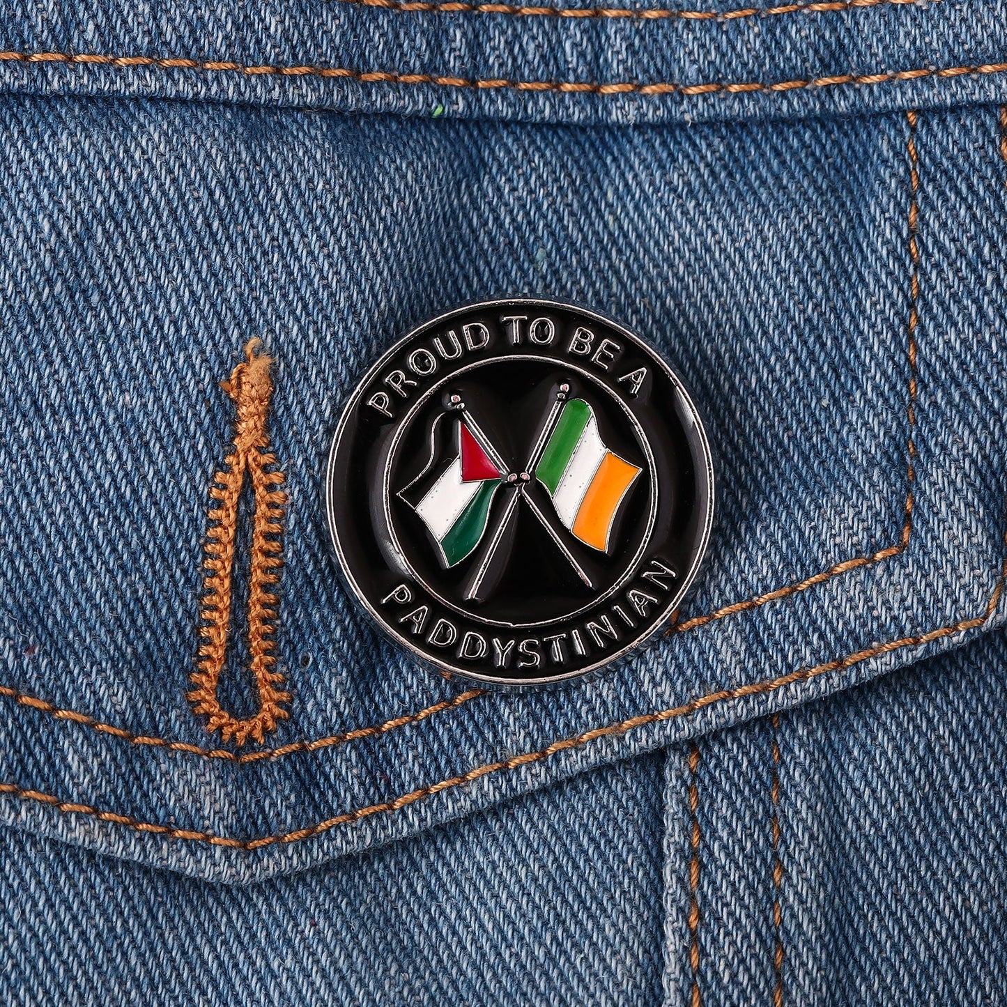 Paddystinian pin badge - Izz Cafe