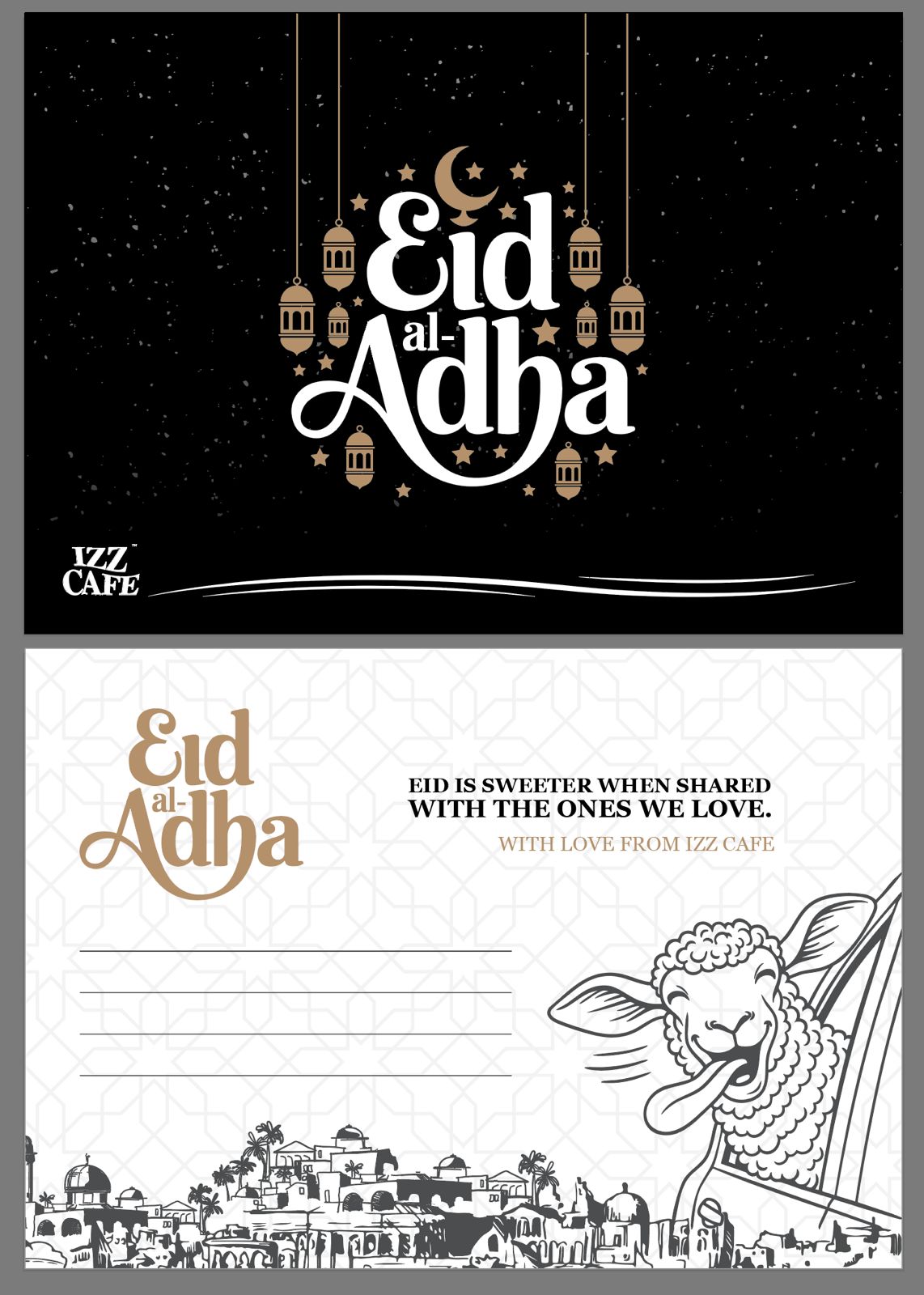 Personalized Luxury Greeting Cards for All Occasions – Custom Name & Message (Includes C5 Envelope)Personalized Luxury Greeting Cards for All Occasions – Custom Name & Message (Includes C5 Envelope) - Izz Cafe