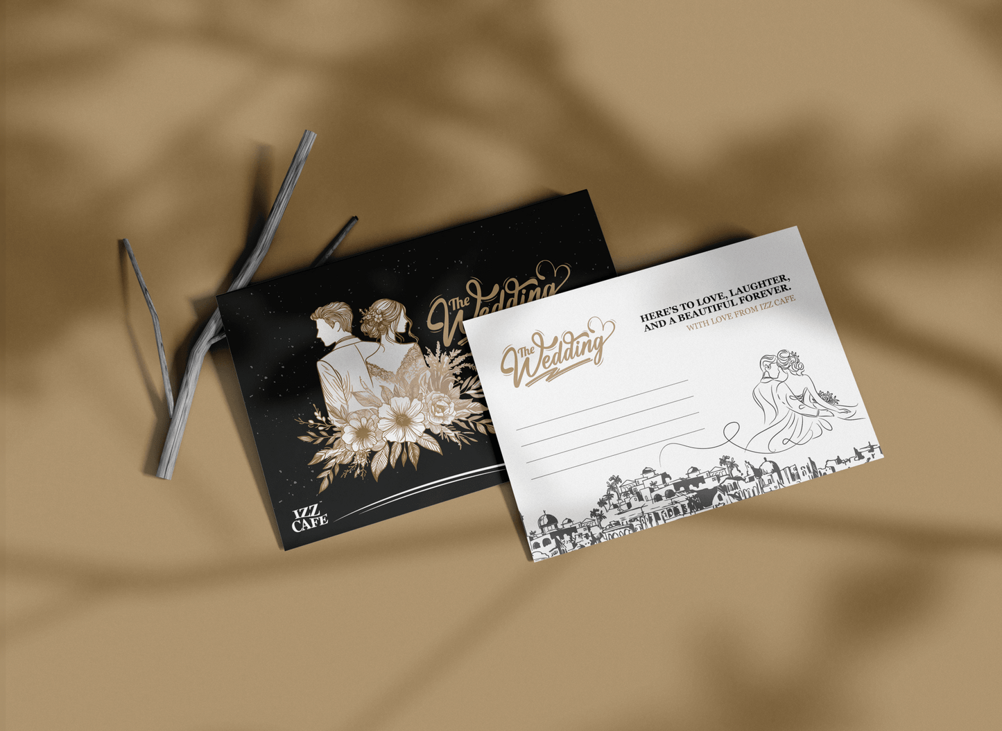 Personalized Luxury Greeting Cards for All Occasions – Custom Name & Message (Includes C5 Envelope)Personalized Luxury Greeting Cards for All Occasions – Custom Name & Message (Includes C5 Envelope) - Izz Cafe