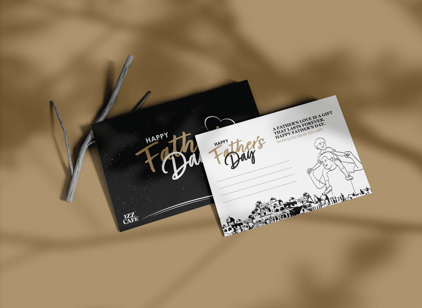 Personalized Luxury Greeting Cards for All Occasions – Custom Name & Message (Includes C5 Envelope)Personalized Luxury Greeting Cards for All Occasions – Custom Name & Message (Includes C5 Envelope) - Izz Cafe