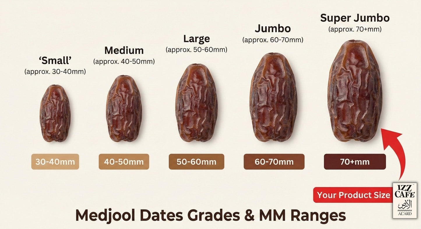 Premium Palestinian Medjool Dates | 907g (2 lb) | Great Taste Award Winner - Izz Cafe