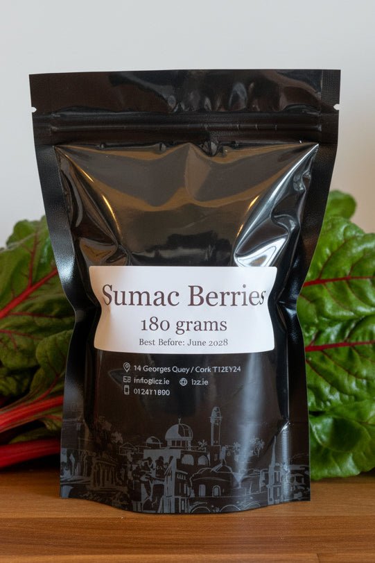 Wild Sumac Berries (180g) | Hand-Harvested Halhul Mountain Sumac - Izz Cafe