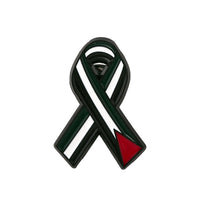 Palestinian Ribbon pin badge