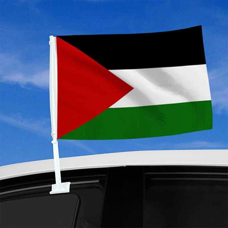 Car Palestinian Flag 12x18 inches 30x45 cm