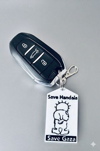 Handala Keychain - Show Solidarity, Support Gaza