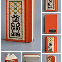 A6 Notebook – Palestinian Cross-Stitch Design - Izz Cafe