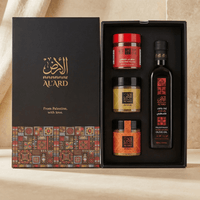 Al'ard Palestinian Heritage Hamper: Olive Oil, Spices & Nabulsi Soap - Izz Cafe