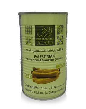 Crunchy Pickled Cucumbers in Vinegar – Naturally Fermented, 312g (11 oz) tin - Izz Cafe