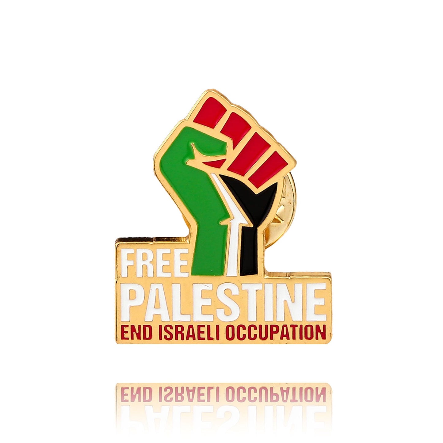 Free Palestine Pin Fist Badge - Izz Cafe