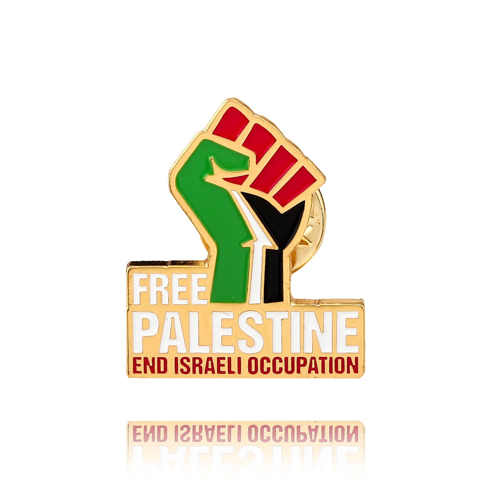 Free Palestine Pin Fist Badge - Izz Cafe