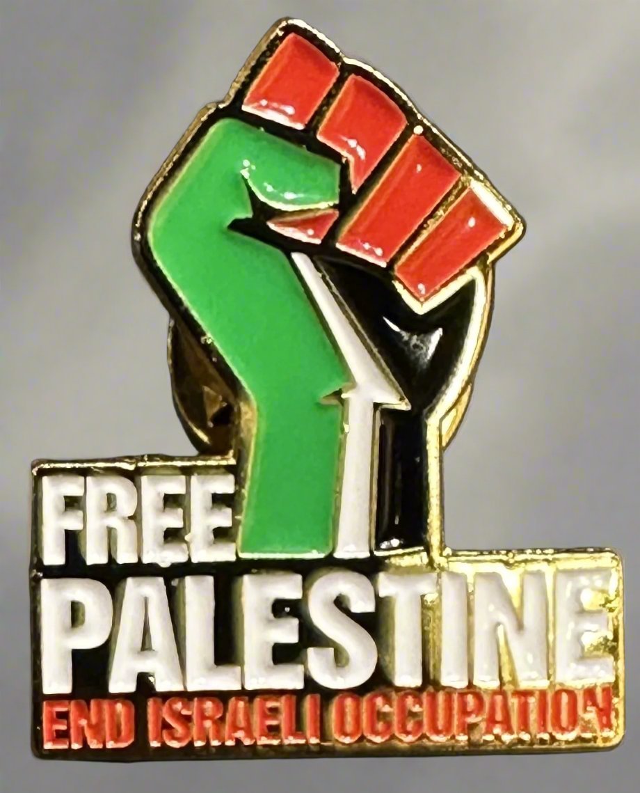 Free Palestine Pin Fist Badge - Izz Cafe