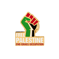 Free Palestine Pin Fist Badge - Izz Cafe
