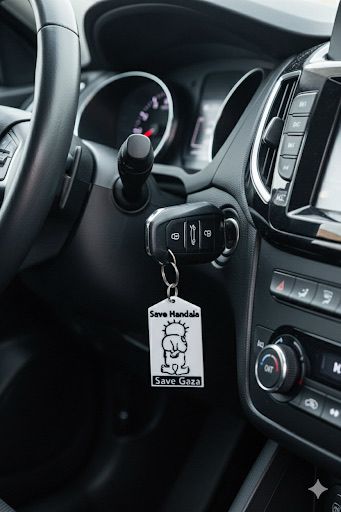 Handala Keychain - Show Solidarity, Support Gaza - Izz Cafe