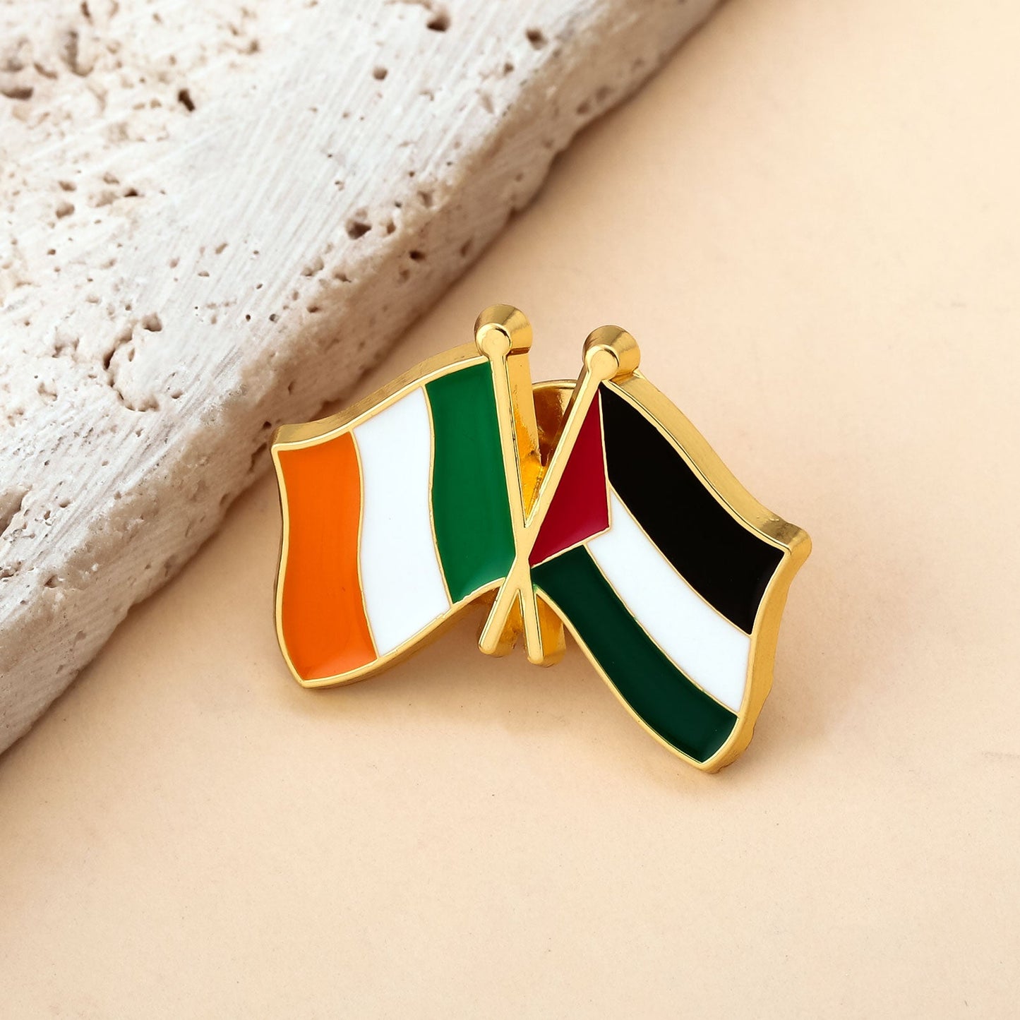 Irish Palestinian friendship badge - Izz Cafe