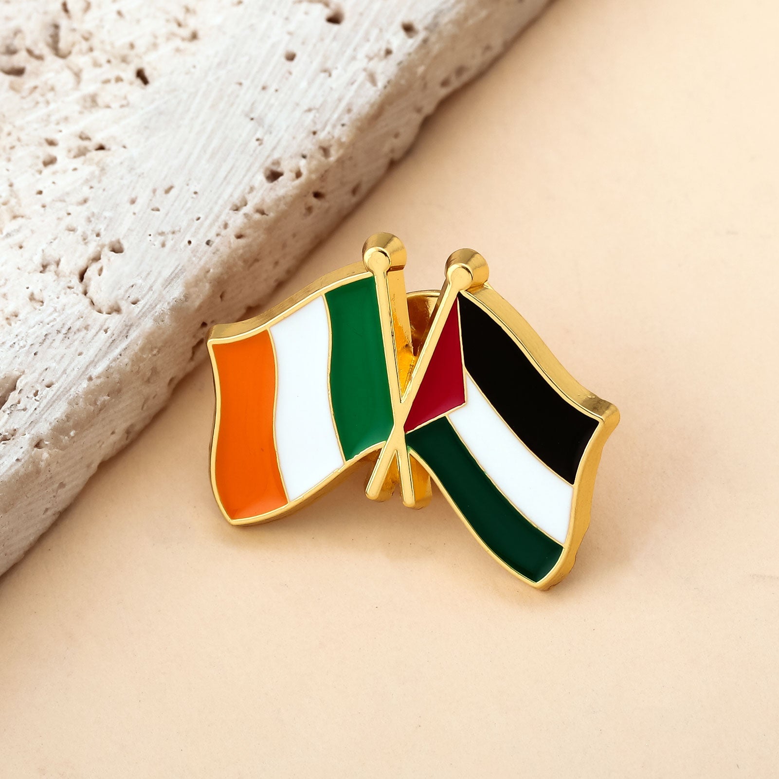 Irish Palestinian friendship badge - Izz Cafe