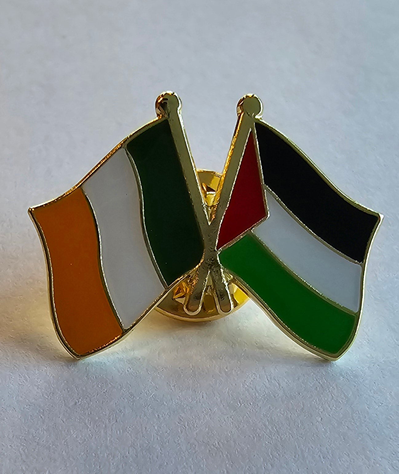 Irish Palestinian friendship badge - Izz Cafe