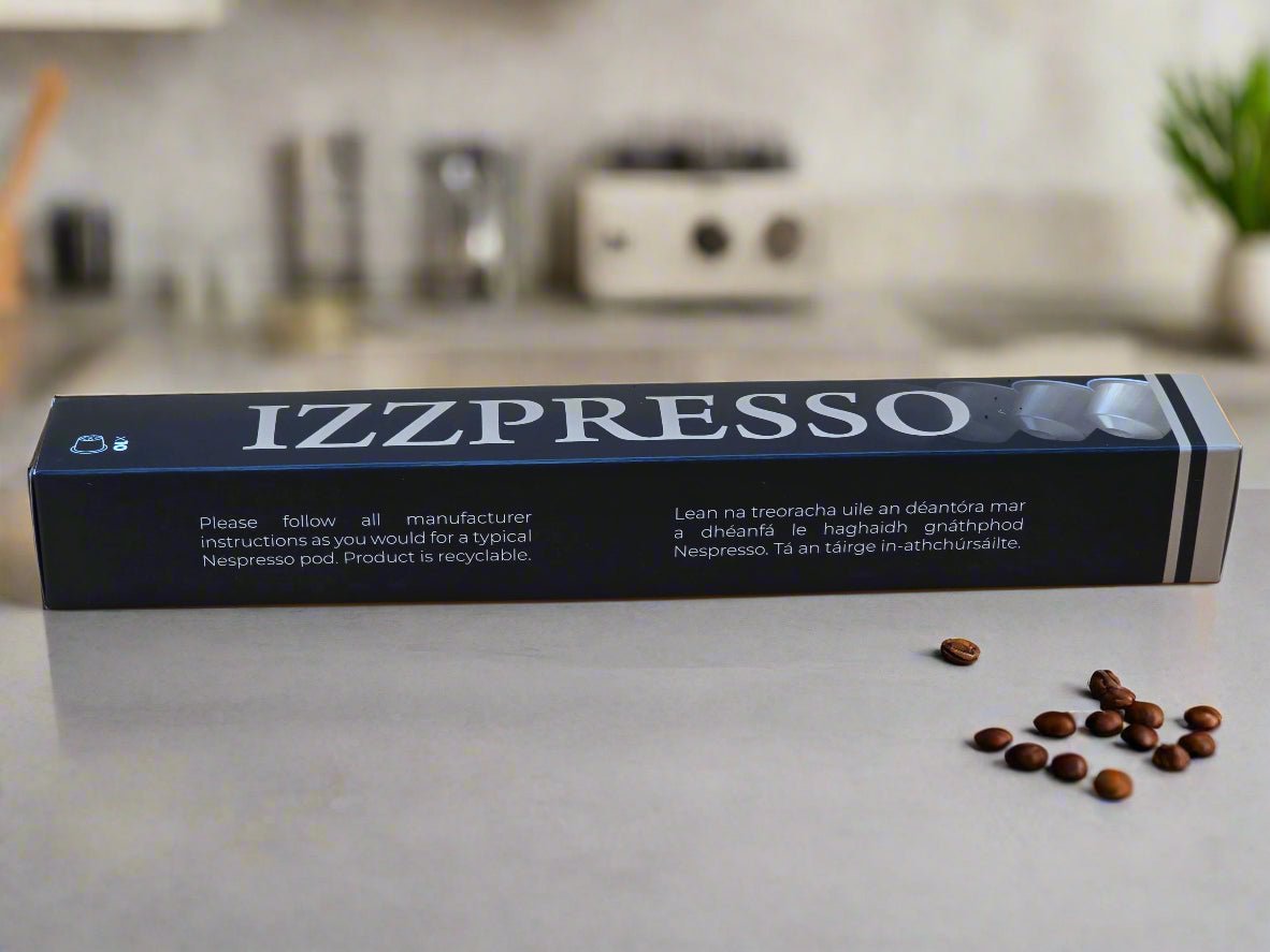 Izzpresso - Premium Arabica Espresso Pods Compatible with Nespresso Machines - Izz Cafe