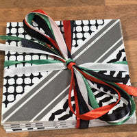 Keffiyeh Cup Coasters – Set of 4 - Izz Cafe