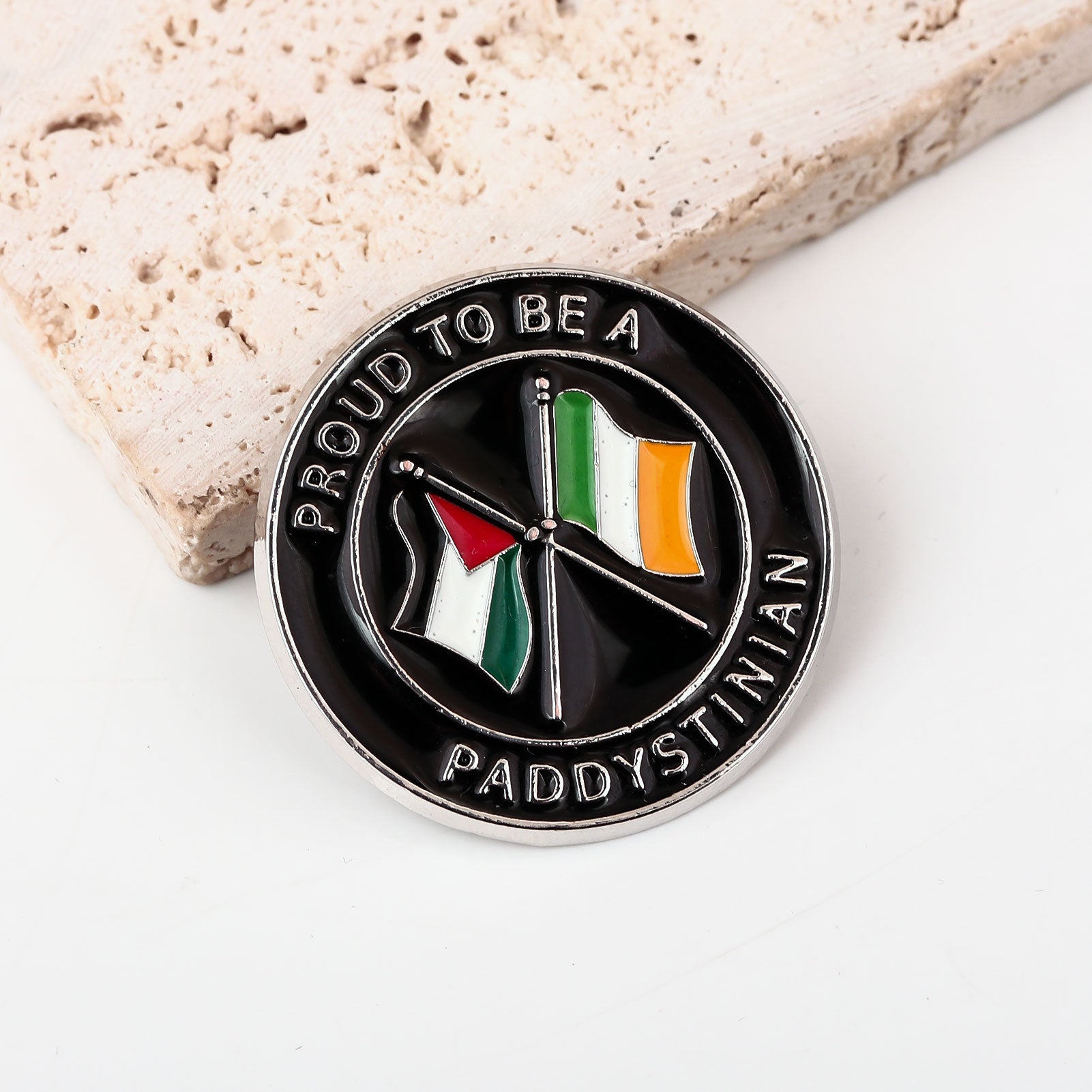 Paddystinian pin badge - Izz Cafe