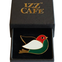 Palestine Flag Bird Enamel Pin - Izz Cafe