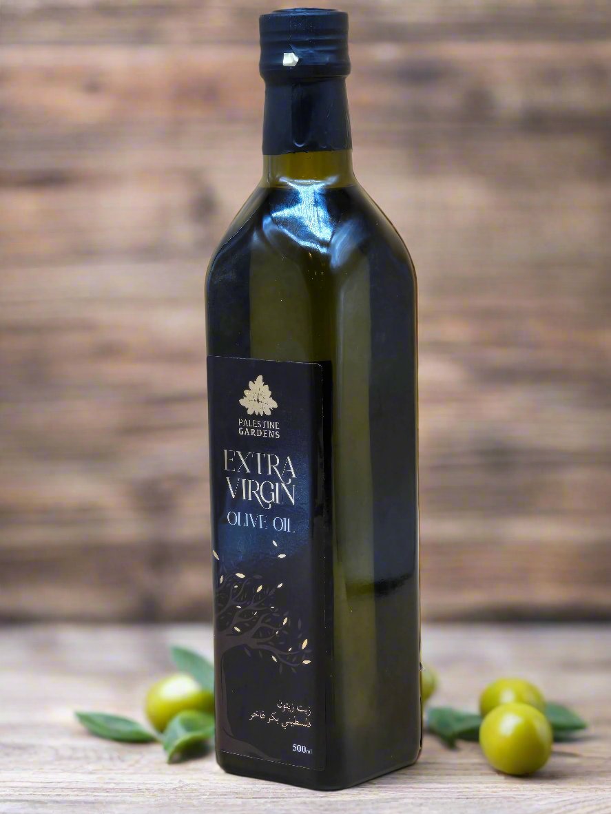 Palestine Gardens Extra Virgin Olive Oil – 500ML - Izz Cafe