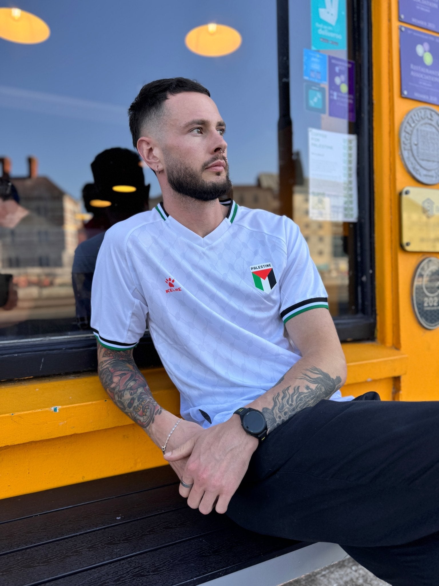 Palestine National Soccer Team Jersey - Breathable & Quick - Dry Polyester - Izz Cafe