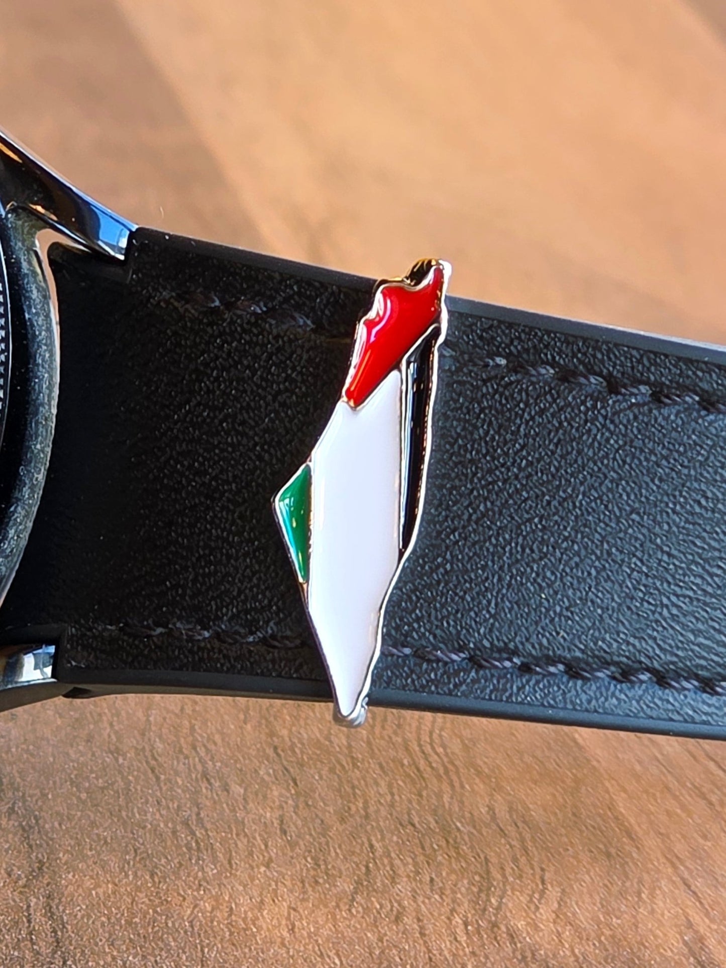 Palestinian Flag Watch Strap Charm - Izz Cafe