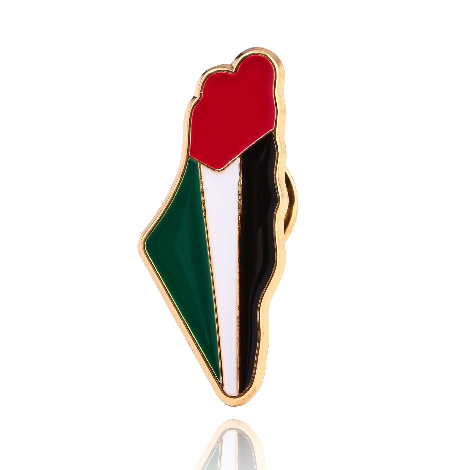 Palestinian Map Flag Pin Badge - Izz Cafe