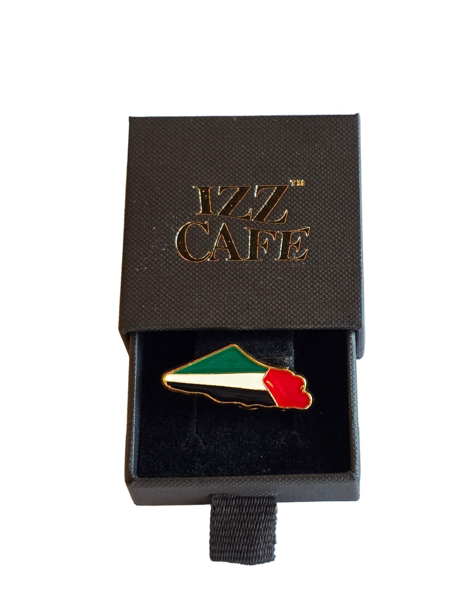 Palestinian Map Flag Pin Badge - Izz Cafe