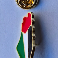 Palestinian Map Flag Pin Badge - Izz Cafe