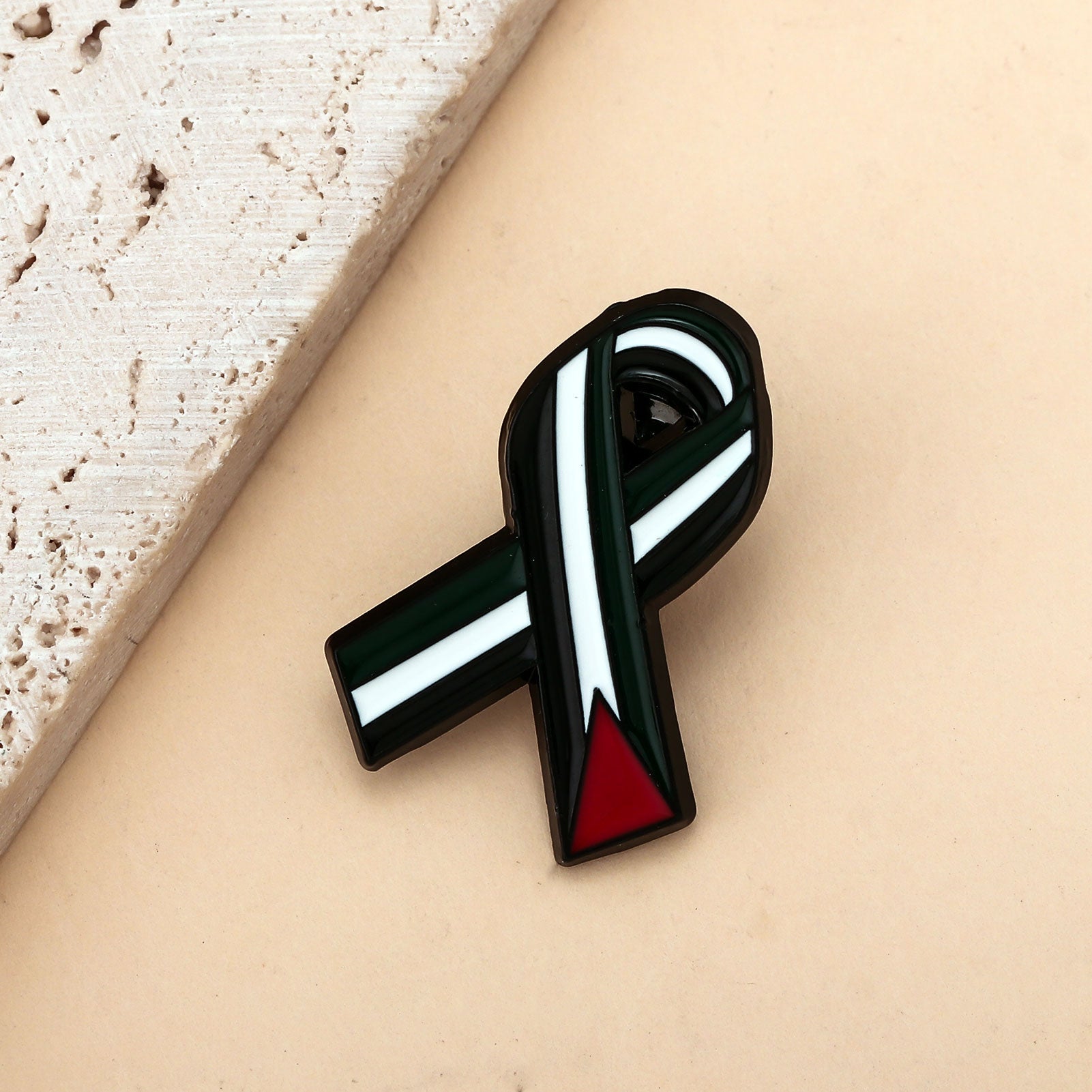 Palestinian Ribbon pin badge - Izz Cafe