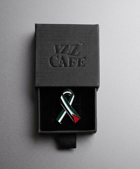 Palestinian Ribbon pin badge - Izz Cafe