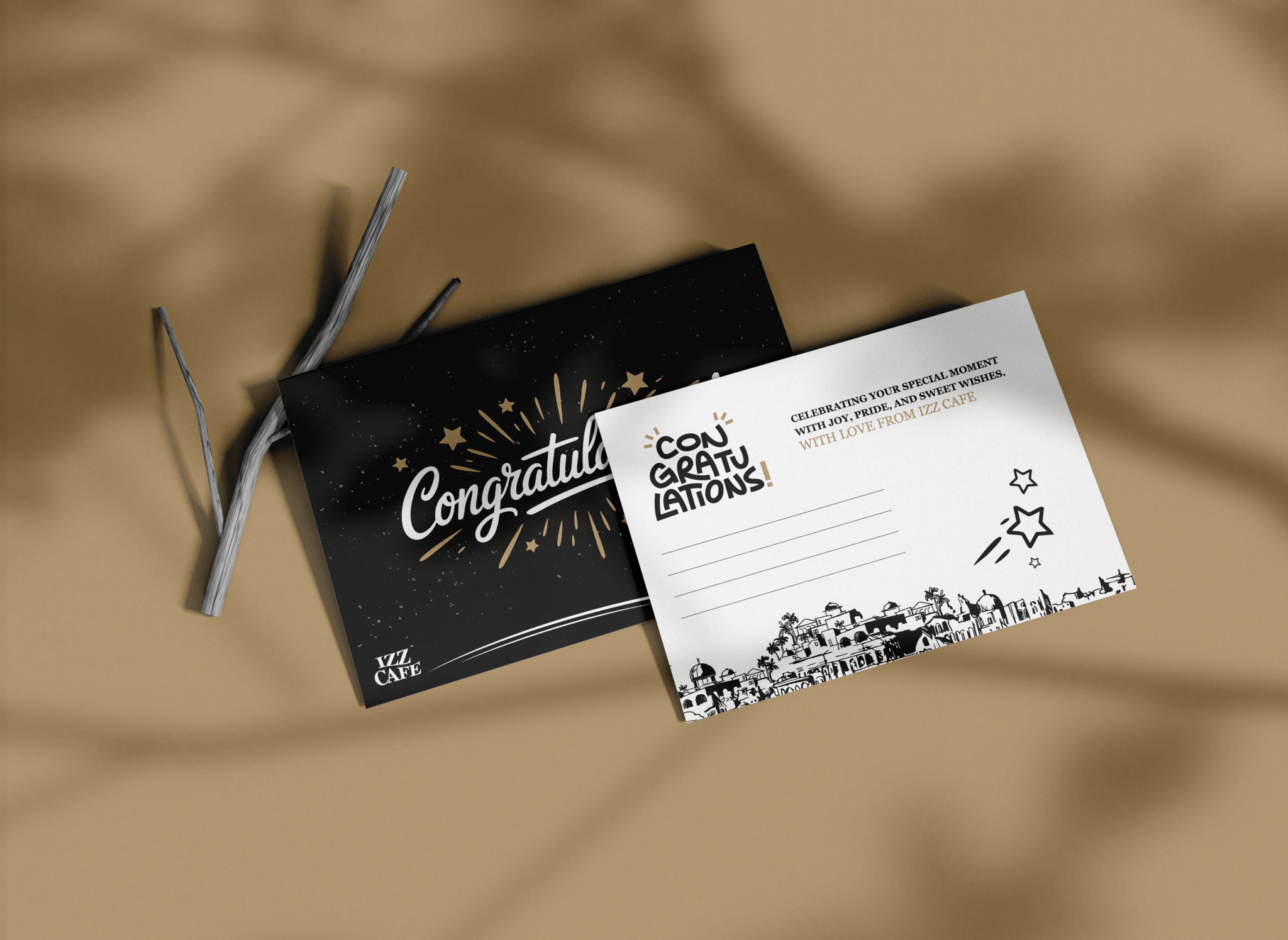 Personalized Luxury Greeting Cards for All Occasions – Custom Name & Message (Includes C5 Envelope)Personalized Luxury Greeting Cards for All Occasions – Custom Name & Message (Includes C5 Envelope) - Izz Cafe