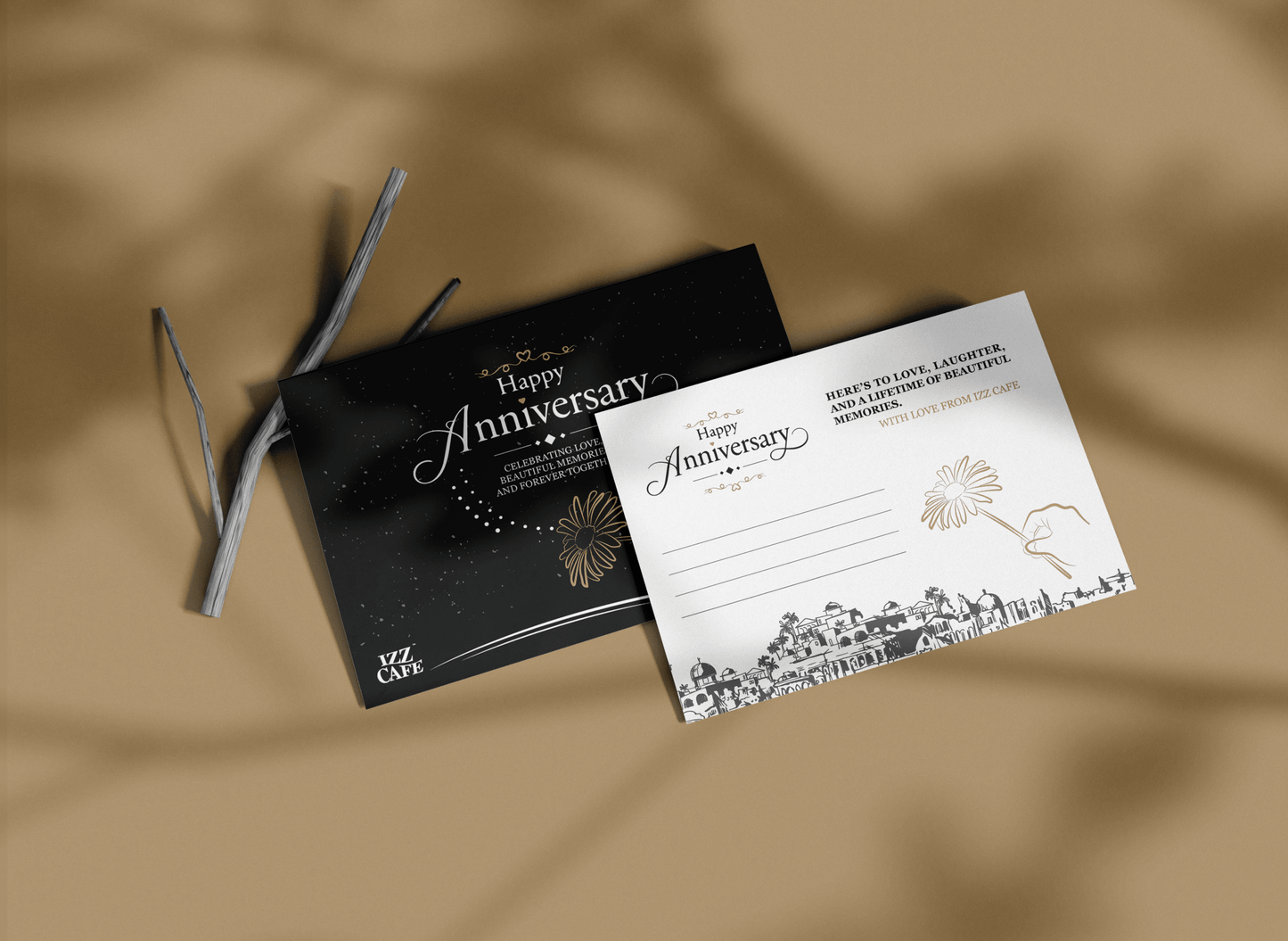 Personalized Luxury Greeting Cards for All Occasions – Custom Name & Message (Includes C5 Envelope)Personalized Luxury Greeting Cards for All Occasions – Custom Name & Message (Includes C5 Envelope) - Izz Cafe