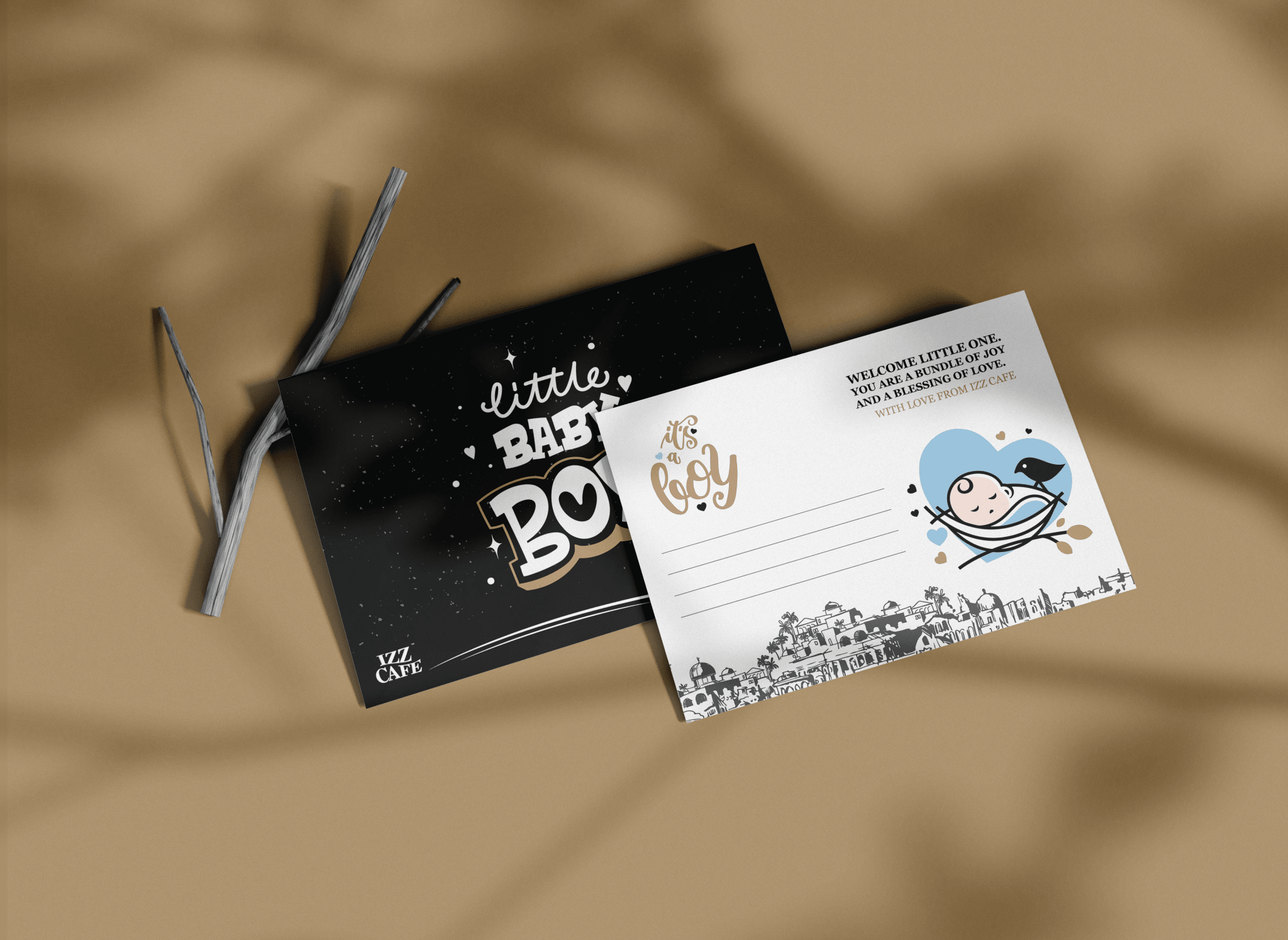Personalized Luxury Greeting Cards for All Occasions – Custom Name & Message (Includes C5 Envelope)Personalized Luxury Greeting Cards for All Occasions – Custom Name & Message (Includes C5 Envelope) - Izz Cafe