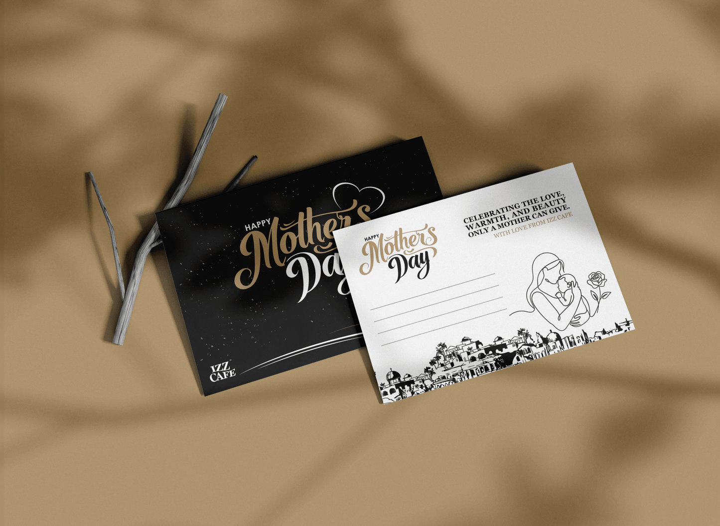 Personalized Luxury Greeting Cards for All Occasions – Custom Name & Message (Includes C5 Envelope)Personalized Luxury Greeting Cards for All Occasions – Custom Name & Message (Includes C5 Envelope) - Izz Cafe
