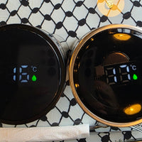 Smart 500ml LED Temp Stainless Steel Water Bottle – Vacuum Insulated, Reusable Thermos for Hot & Cold Drinks - Izz Cafe