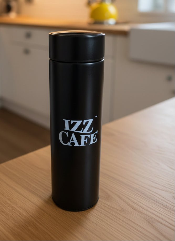 Smart 500ml LED Temp Stainless Steel Water Bottle – Vacuum Insulated, Reusable Thermos for Hot & Cold Drinks - Izz Cafe