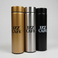 Smart 500ml LED Temp Stainless Steel Water Bottle – Vacuum Insulated, Reusable Thermos for Hot & Cold Drinks - Izz Cafe