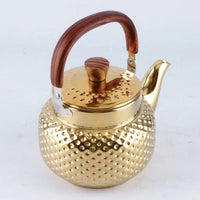 Stainless Steel Tea Kettle – Same Elegant Arabic - Style Kettle Used at Izz Cafe - Izz Cafe