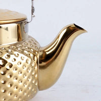 Stainless Steel Tea Kettle – Same Elegant Arabic - Style Kettle Used at Izz Cafe - Izz Cafe