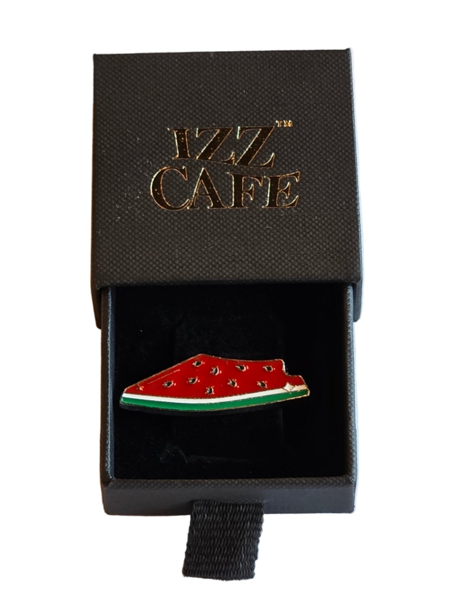 Watermelon Palestine Map pin badge - Izz Cafe