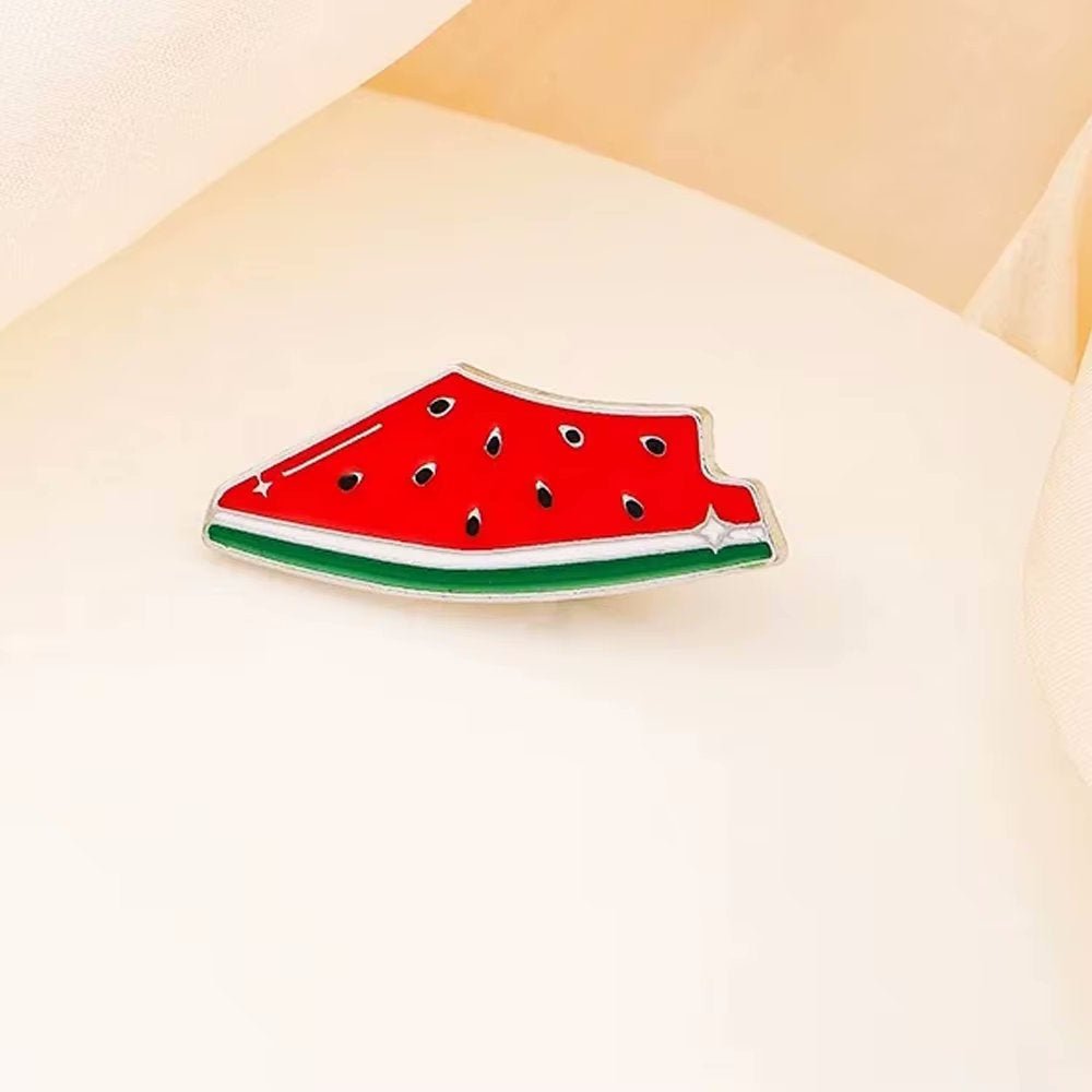 Watermelon Palestine Map pin badge - Izz Cafe